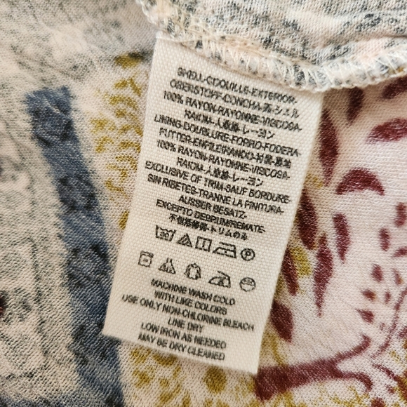 FREE PEOPLE PORTOBELLO ROAD BOHO TUNIC TOP / MINI DRESS RARE - Picture 8 of 8